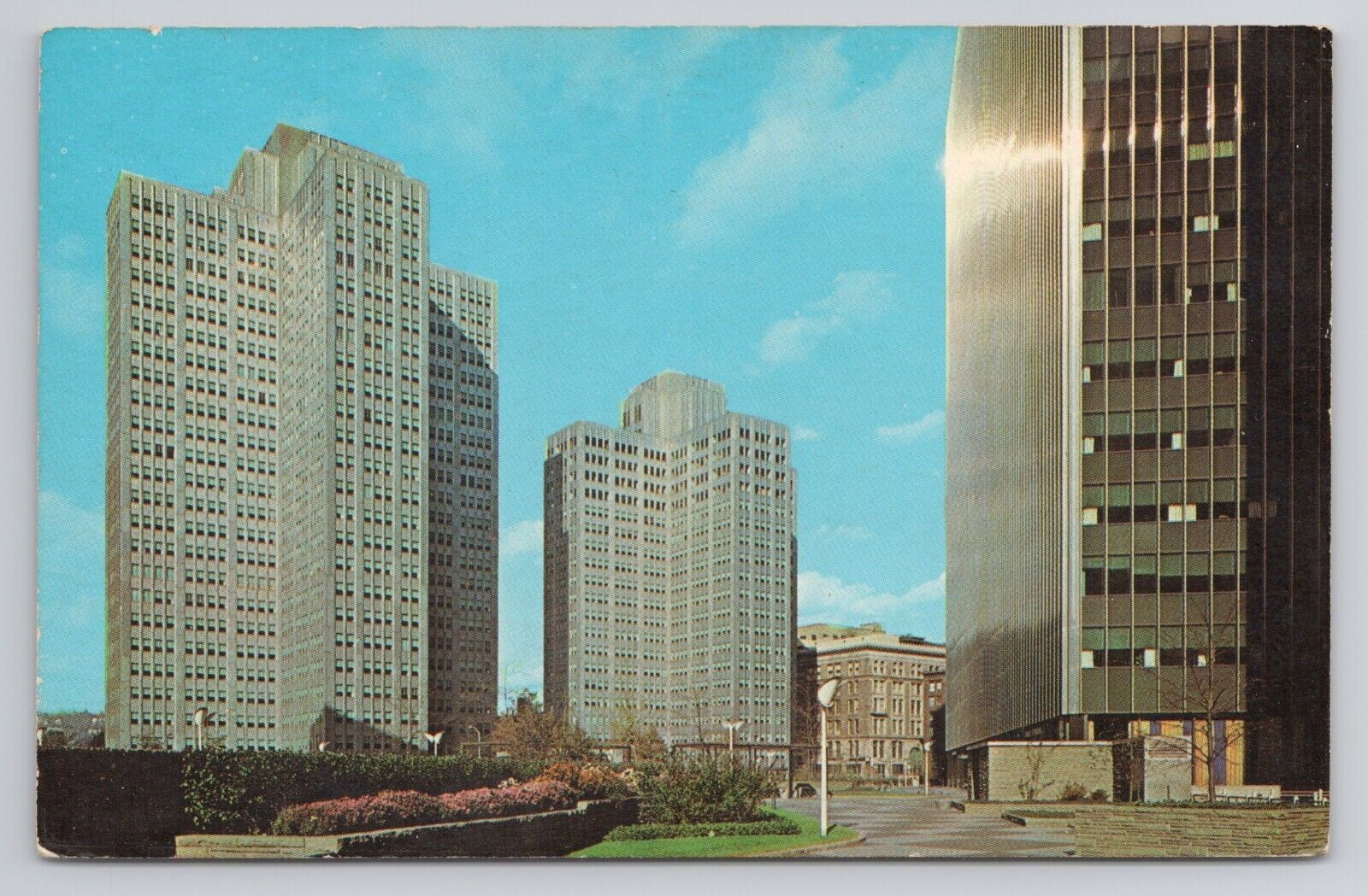 Postcard Gateway Buildings Pittsburgh Pennsylvania