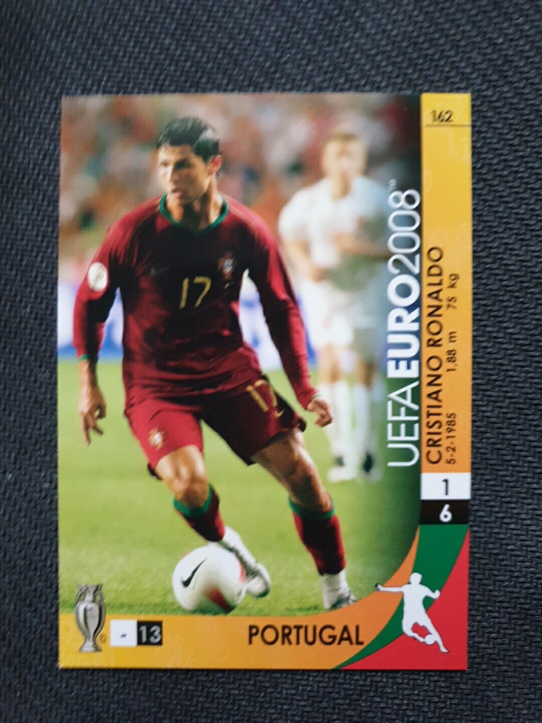2008 UEFA EURO PANINI - Cristiano Ronaldo Trading Cards #162