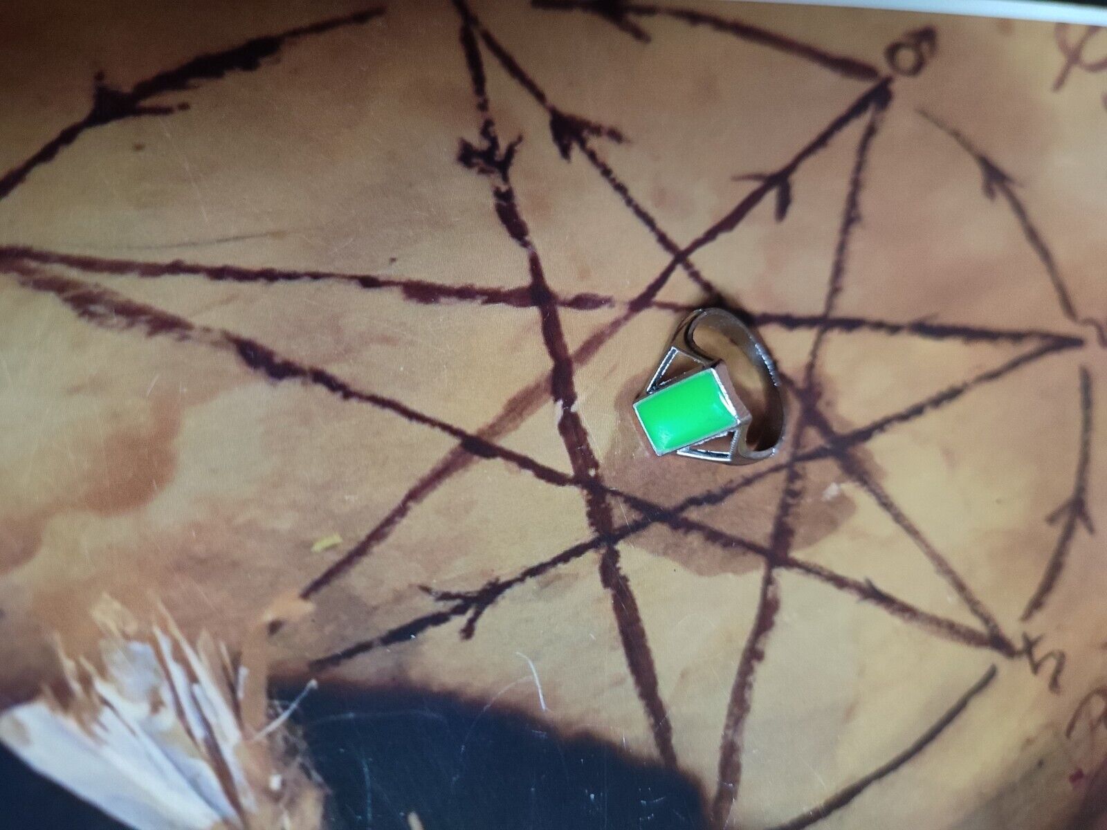 Vampire Leader Ring - Soul Transformation Spell Djinn Spirit Satanic Demon Ring