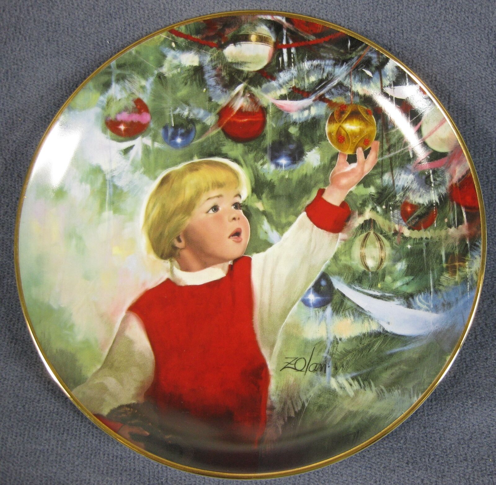 Erick's Delight Donald Zolan Wonders Of Youth Collectors Plate Pemberton & Oakes