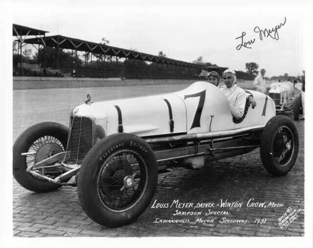 1931 Samson Special Race Car Indianapolis Motor Speedway Photo - Lou Meyer 0075