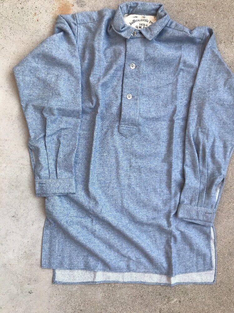 US Army M1874 Blue Gray Wool Shirt Size 42