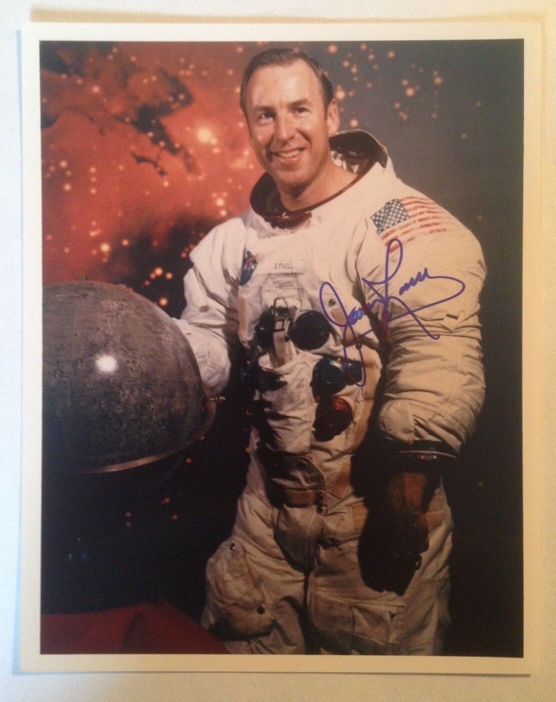 Astronaut Jim Lovell Signed NASA Apollo 13 Mission Photograph