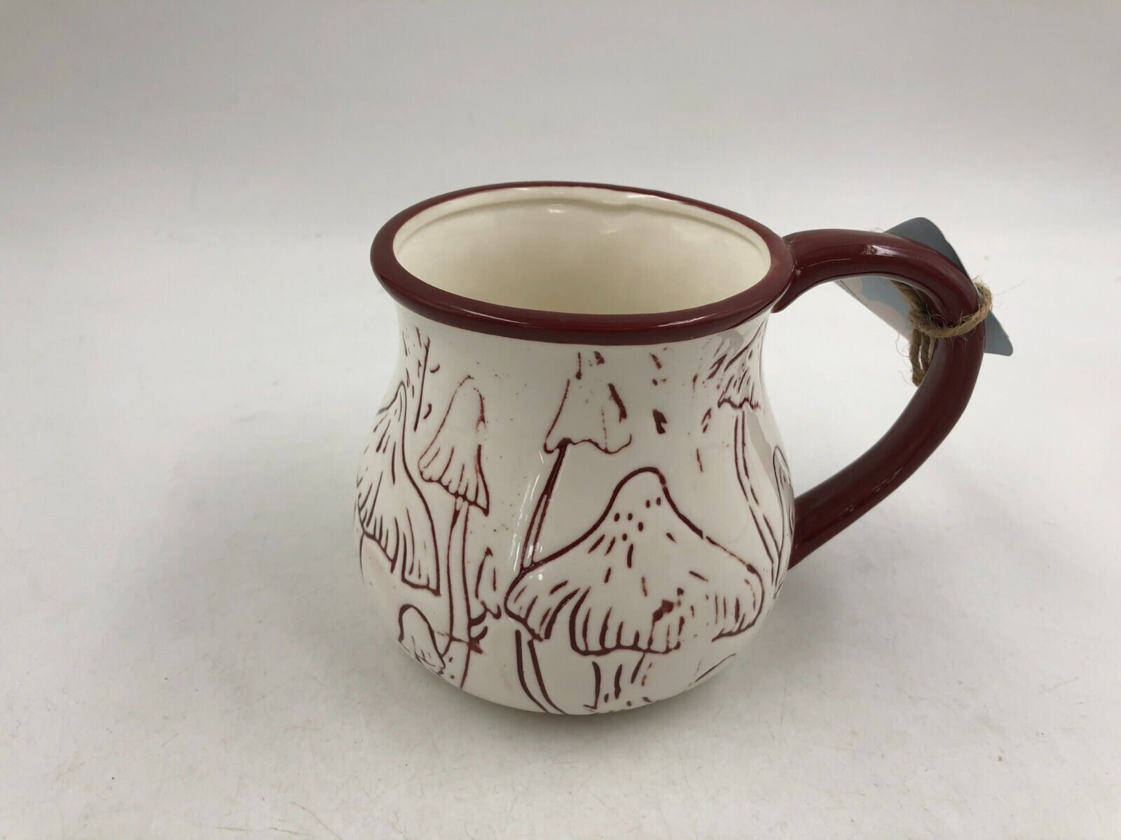 Global Design Ceramic 19.4oz Red Mushrooms Coffee Mug AA01B33019