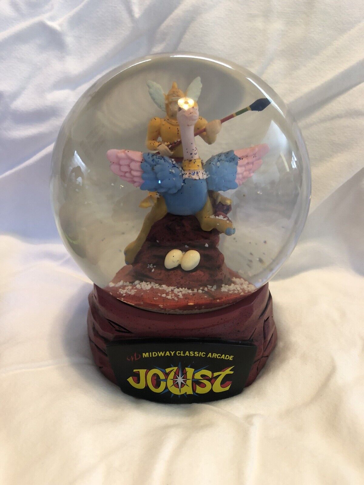 Midway Classic Arcade Joust Snowglobe Collectible [The Coop]