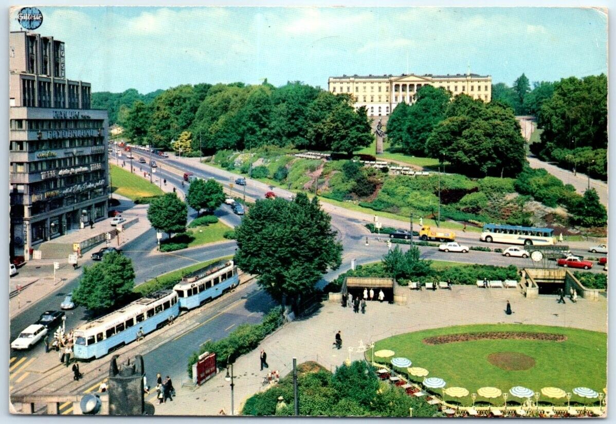 Postcard - View toward the Kings Palace - Oslo, Norway