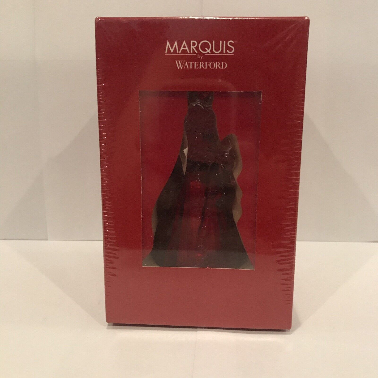 New Marquis By Waterford Red Crystal 2006 Annual Bell Christmas Ornament