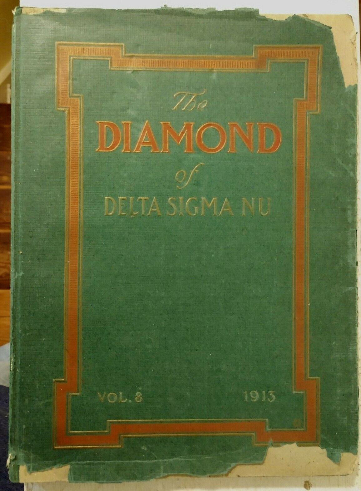 The Diamond of Delta Sigma Nu 1913 Illustrated Fraternity Yearbook / Photos
