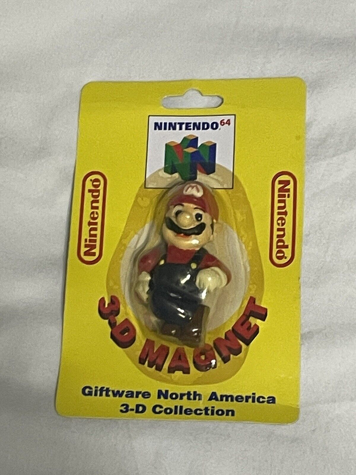 1996 vintage Mario 64 Magnet 