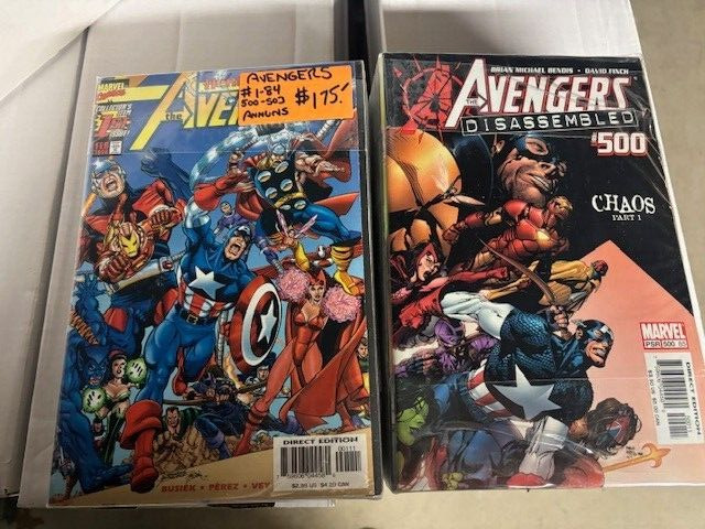 COMPLETE SET  AVENGERS #1-84 & 500-503 AND  ANNUALS   VF-NM