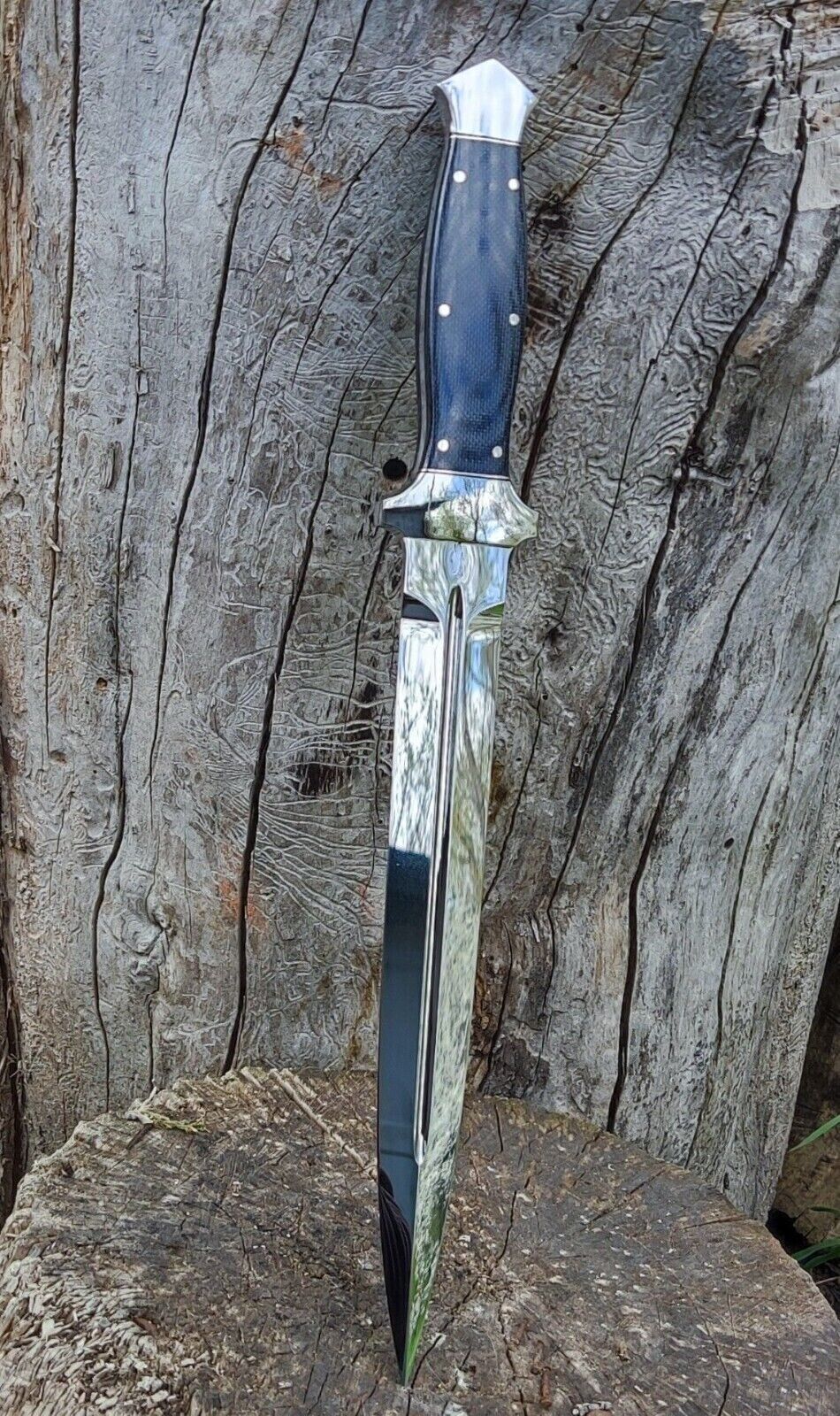 Custom Handmade D2 Steel Hunting Camping Knife Dagger Survival Knife
