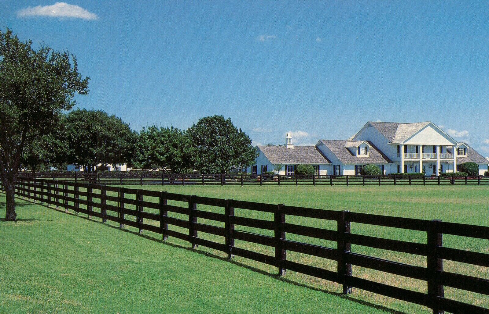 Vintage 1990 Postcard SOUTHFORK RANCH- DALLAS, TEXAS most famous RANCH in world