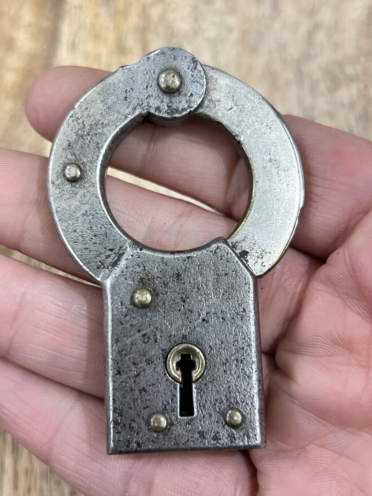 Vintage Antique Old 1894 Yale & Town Unique Padlock No Key Lock