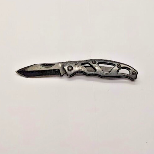 Gerber 8970521D1 Clip Point Plain Edge Skeleton Frame Lock Folding Pocket Knife