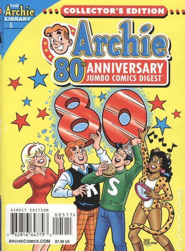 Archie 80th Anniversary Jumbo Comics Digest #5 FN 2022 Stock Image