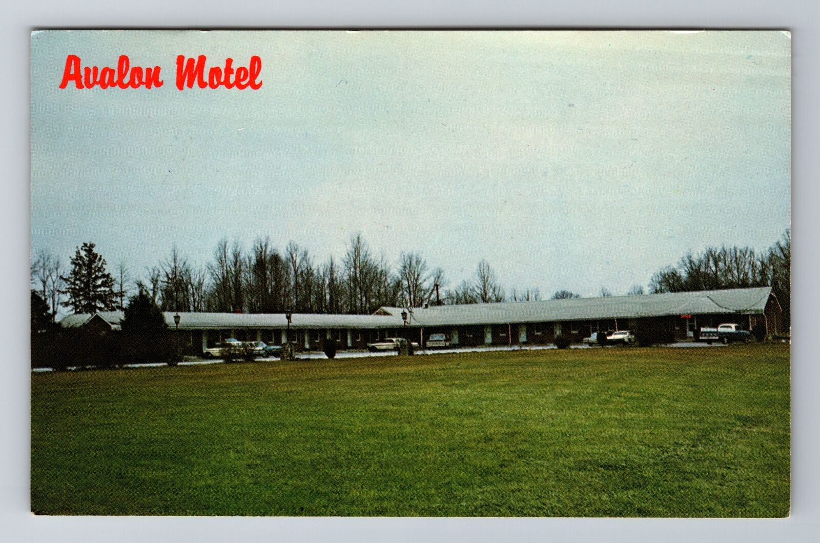Louisville KY-Kentucky, Avalon Motel, Advertising, Antique Vintage Postcard