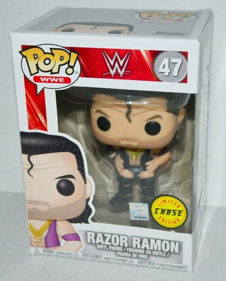 Funko POP WWE Razor Ramon 47 Scott Hall Vinyl Figure WWF WCW NWO Chase Exclusive
