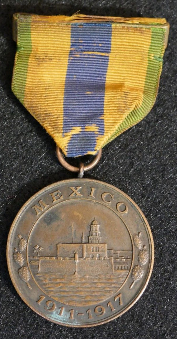 Mexico 1911 - 1917 United States Navy for Service Medal # 13409 - Border Issue