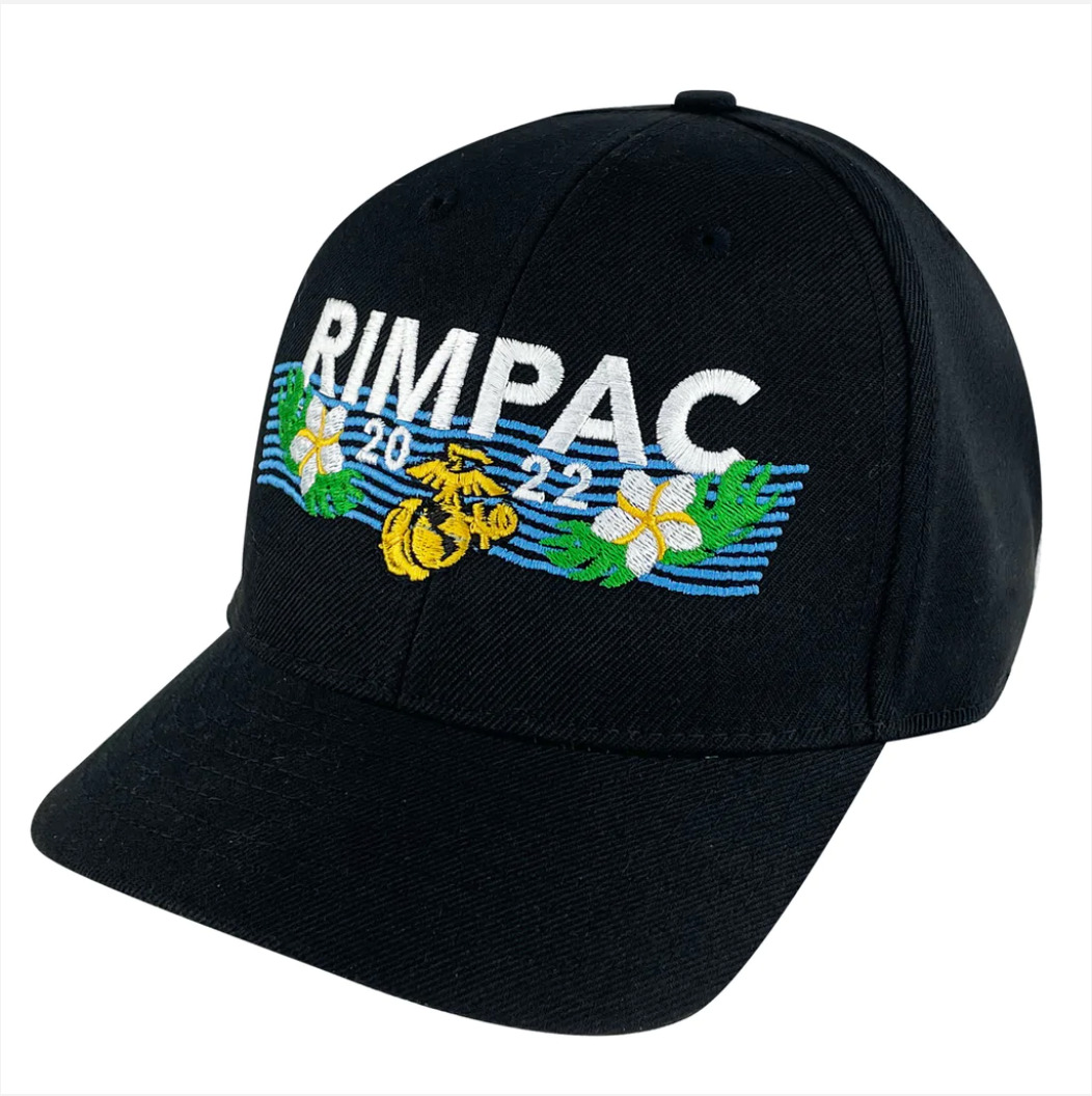 GENUINE U.S. RIMPAC: 2022 BALLCAP - BLACK