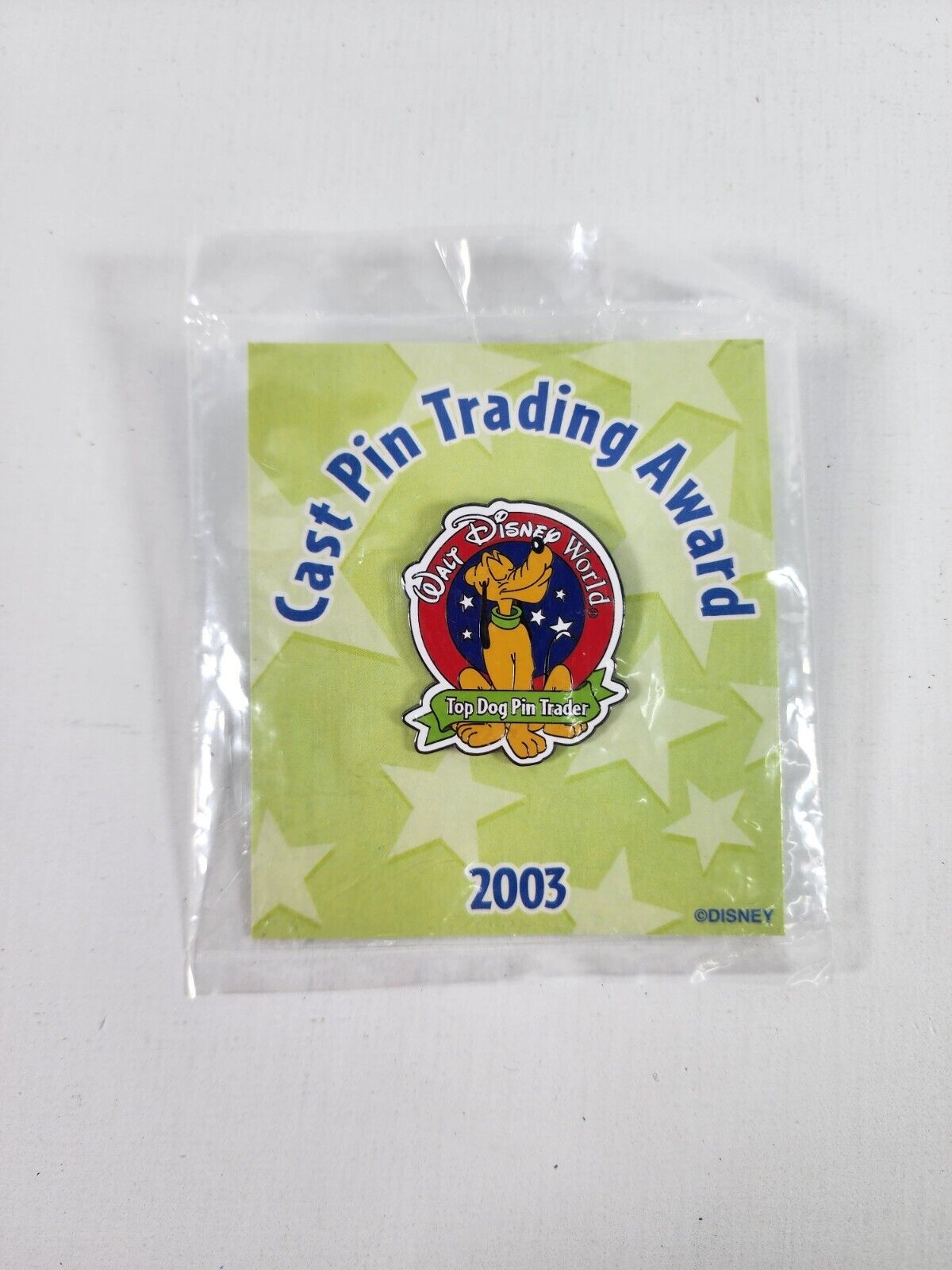 Walt Disney World - Cast Pin Trading Award 2003 - Top Dog Pin Trader Pluto Pin 