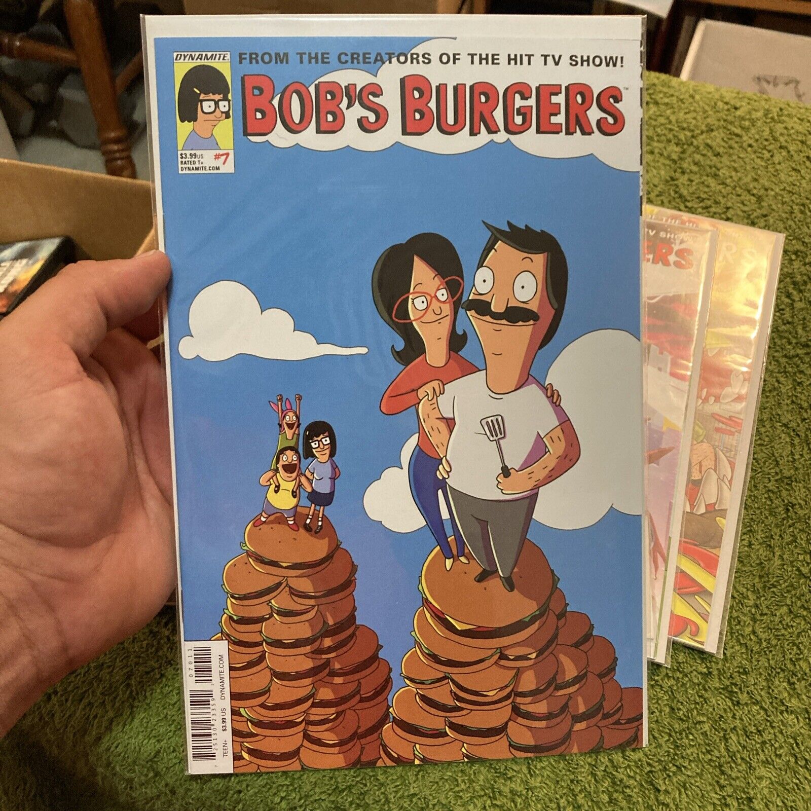 Bob’s Burgers Comic Lot (5) - Issues #7 / 14 / 14 Variant/ 15 / 16