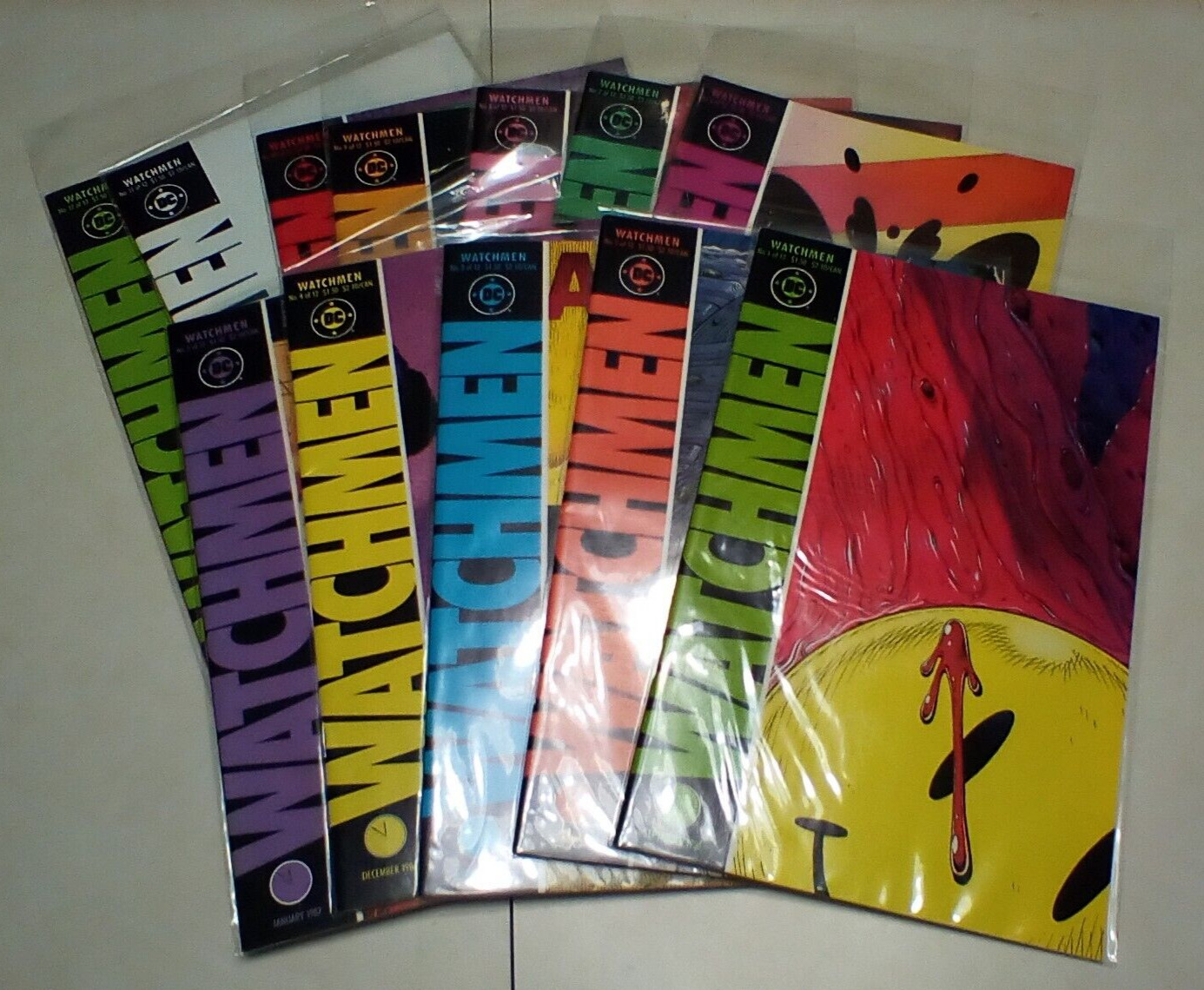 Watchmen # 1-12 Complete series (DC)1986 - Alan Moore - avg VF+ or better