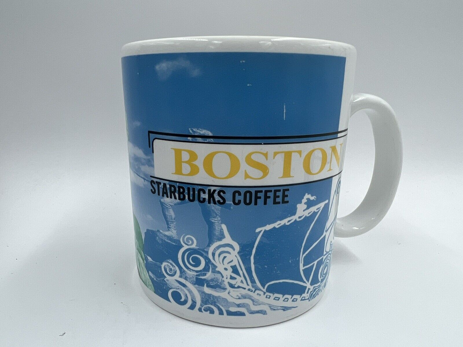 Starbucks Vintage 1998 Boston Coffee Mug 20 Oz