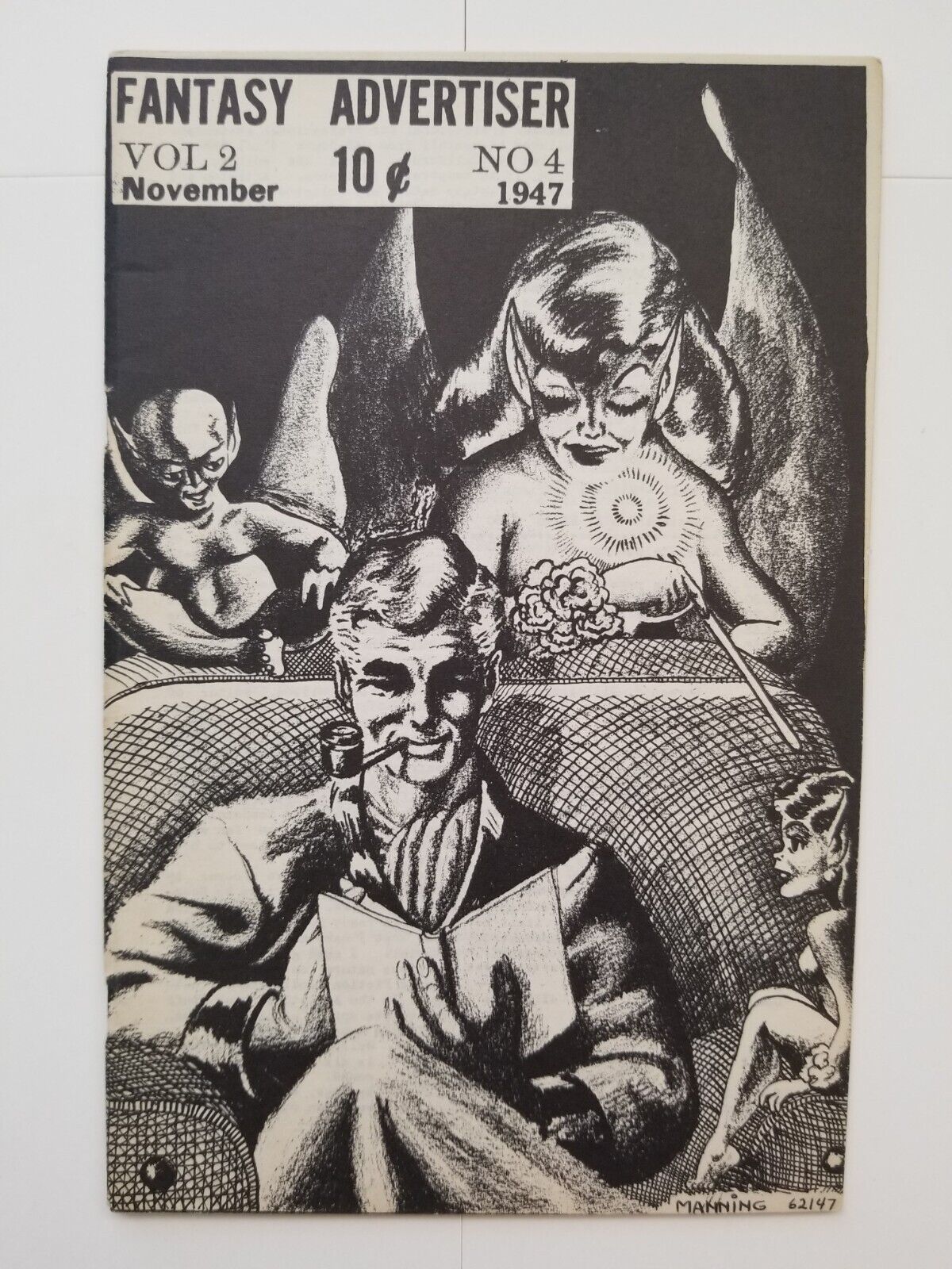 Fantasy Advertiser Vol 2 Issue 4 (VF, 1947) fanzine, golden age comic ads