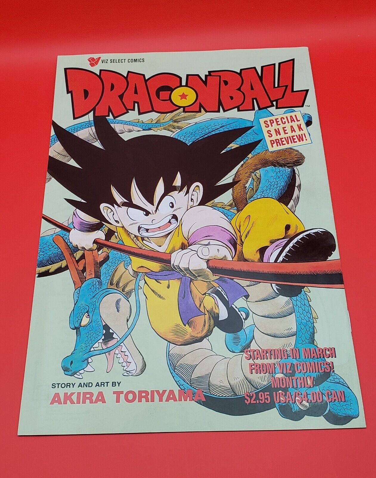 DRAGON BALL #1 Special Sneak Preview VIZ Comics 1998 1st Dragonball Z FN/FN+