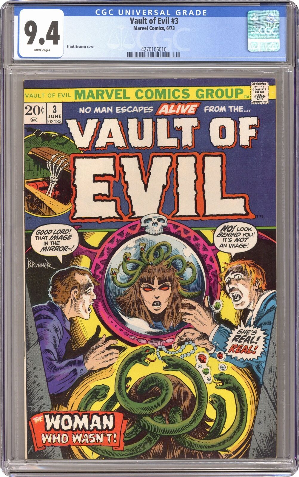 Vault of Evil #3 CGC 9.4 1973 4270106010