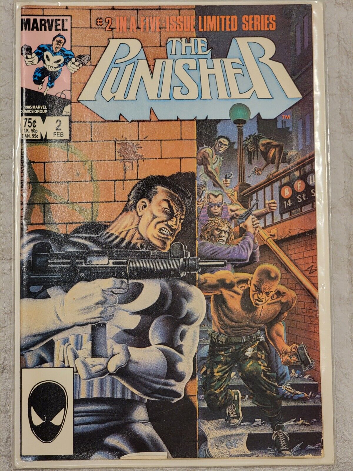 The Punisher #2 (1986), Newsstand, High Grade Around F To VF, High Res Scans