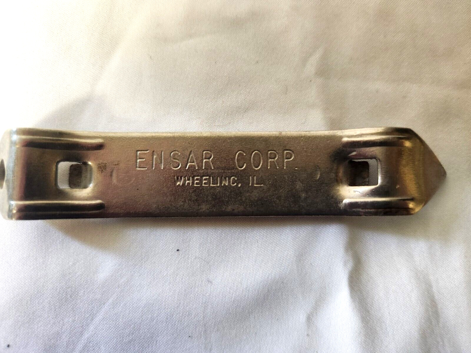 Vintage Ensar Corp. Can & Bottle Opener, Wheeling, IL