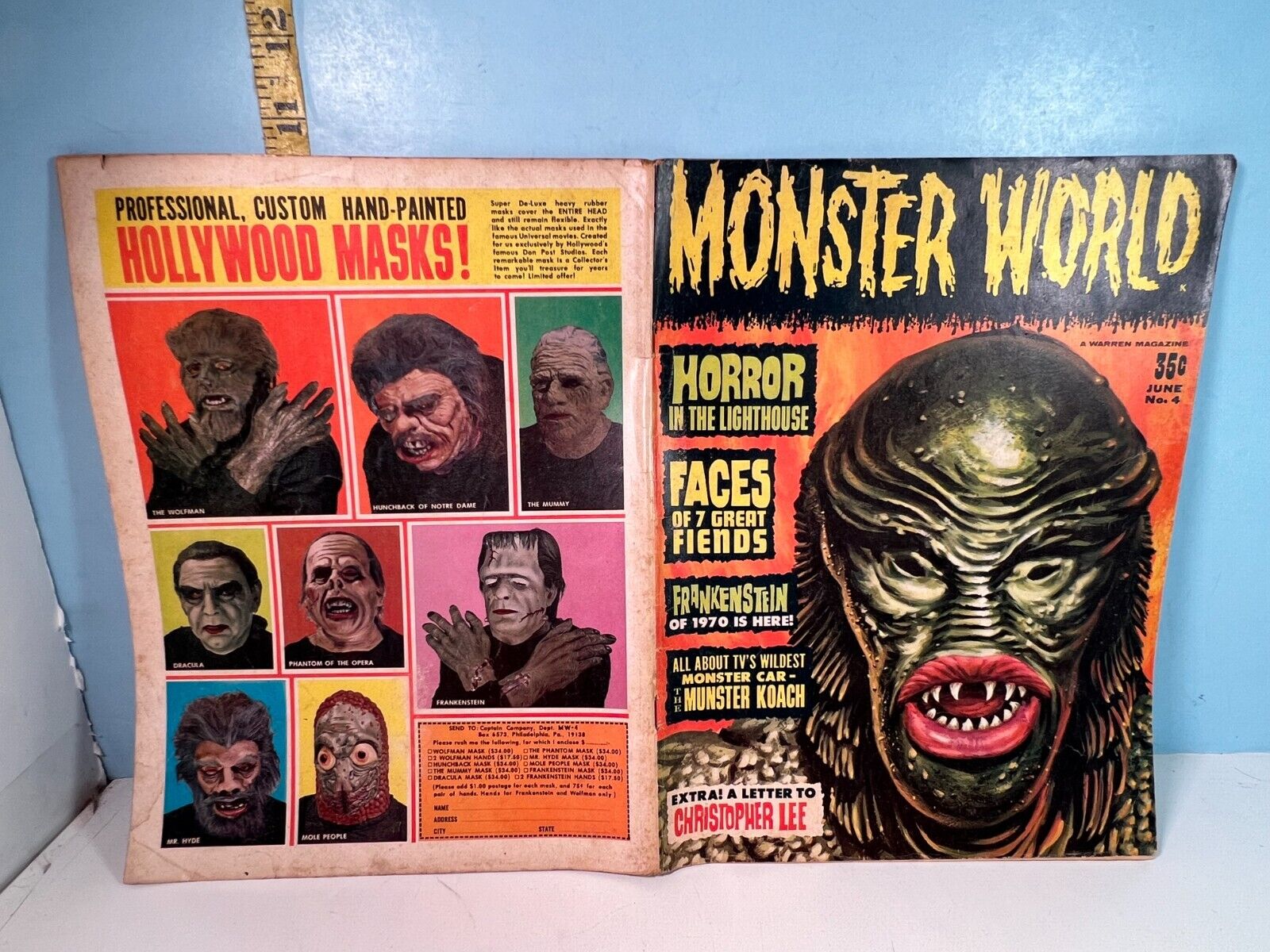 June 1965 No. 4 Monster World Warren Magazine
