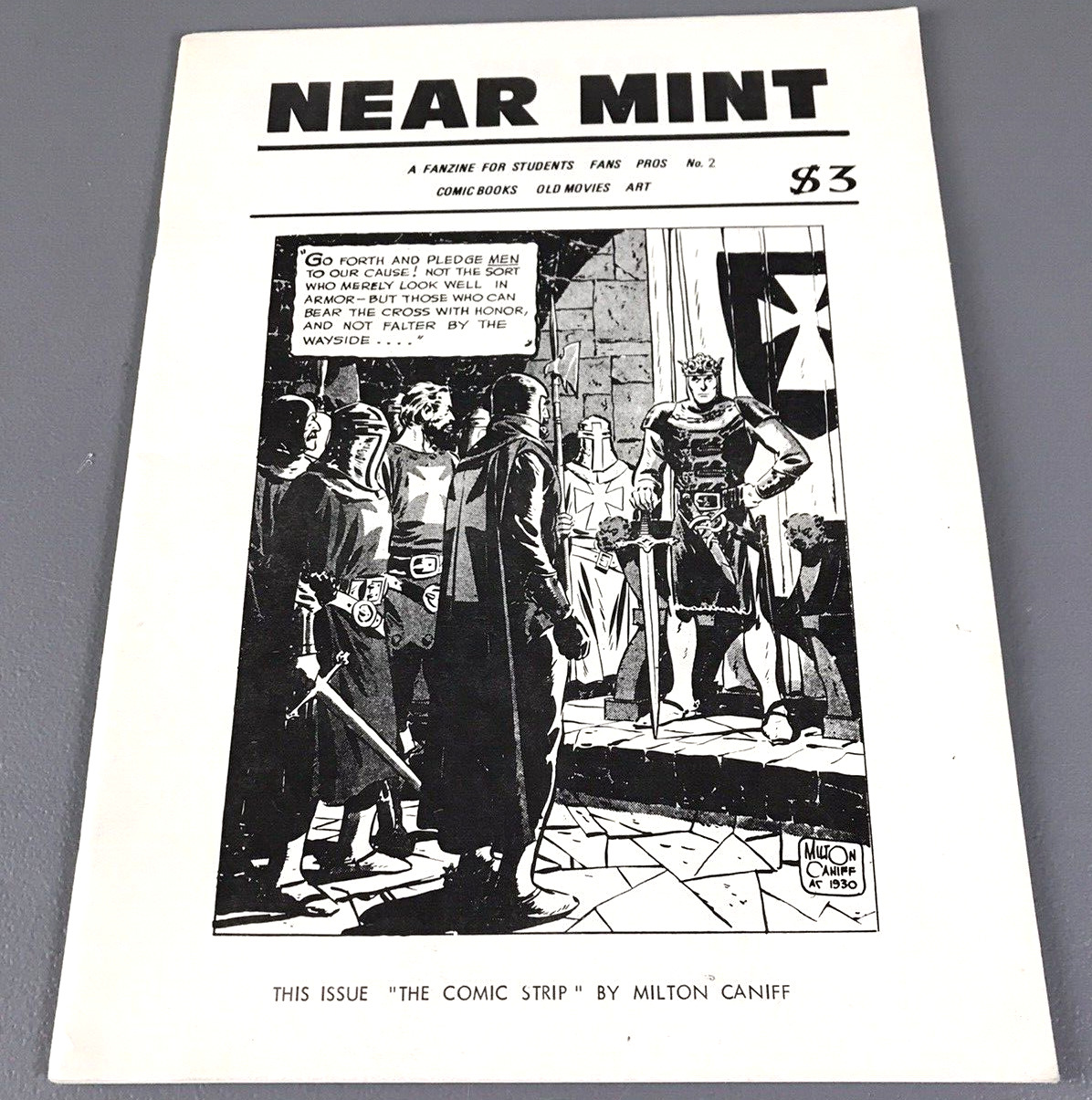 RARE Vintage 1980 NEAR MINT No. 2 Fanzine Comics Al Dellinges Publication