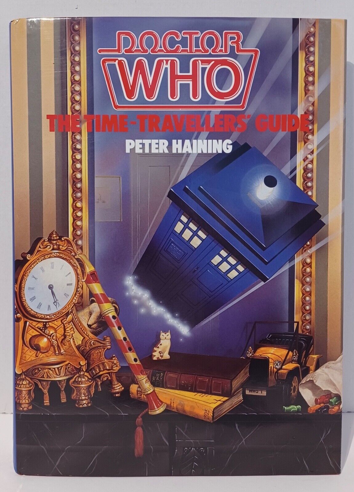 Doctor Who Time Travellers Guide Unread HC DJ 1987 1st Print Haining NM+ 272 Pge