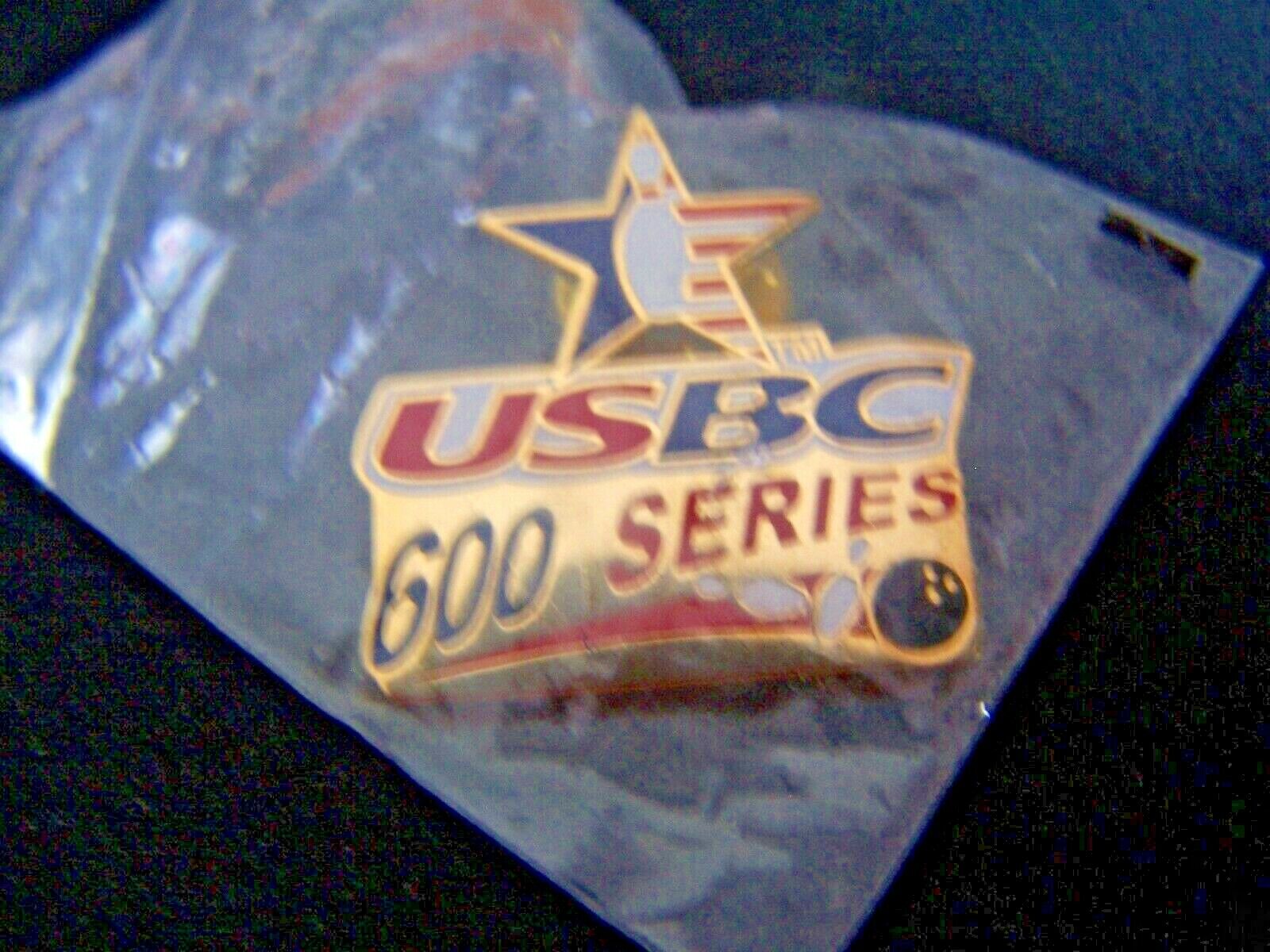 USBC 600 Series Bowling Award Lapel Pin NIP
