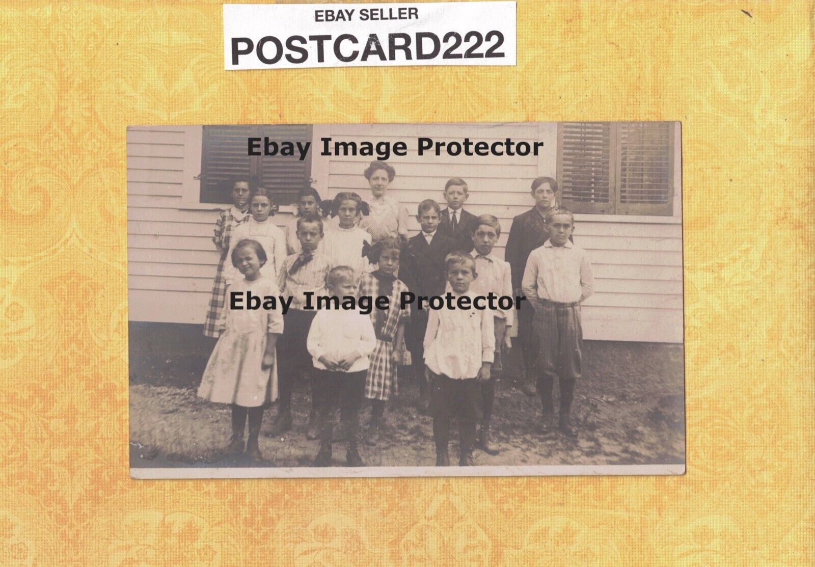 CT Griswold Pachaug area 1908-29 RPPC real photo postcard SCHOOL CLASS education