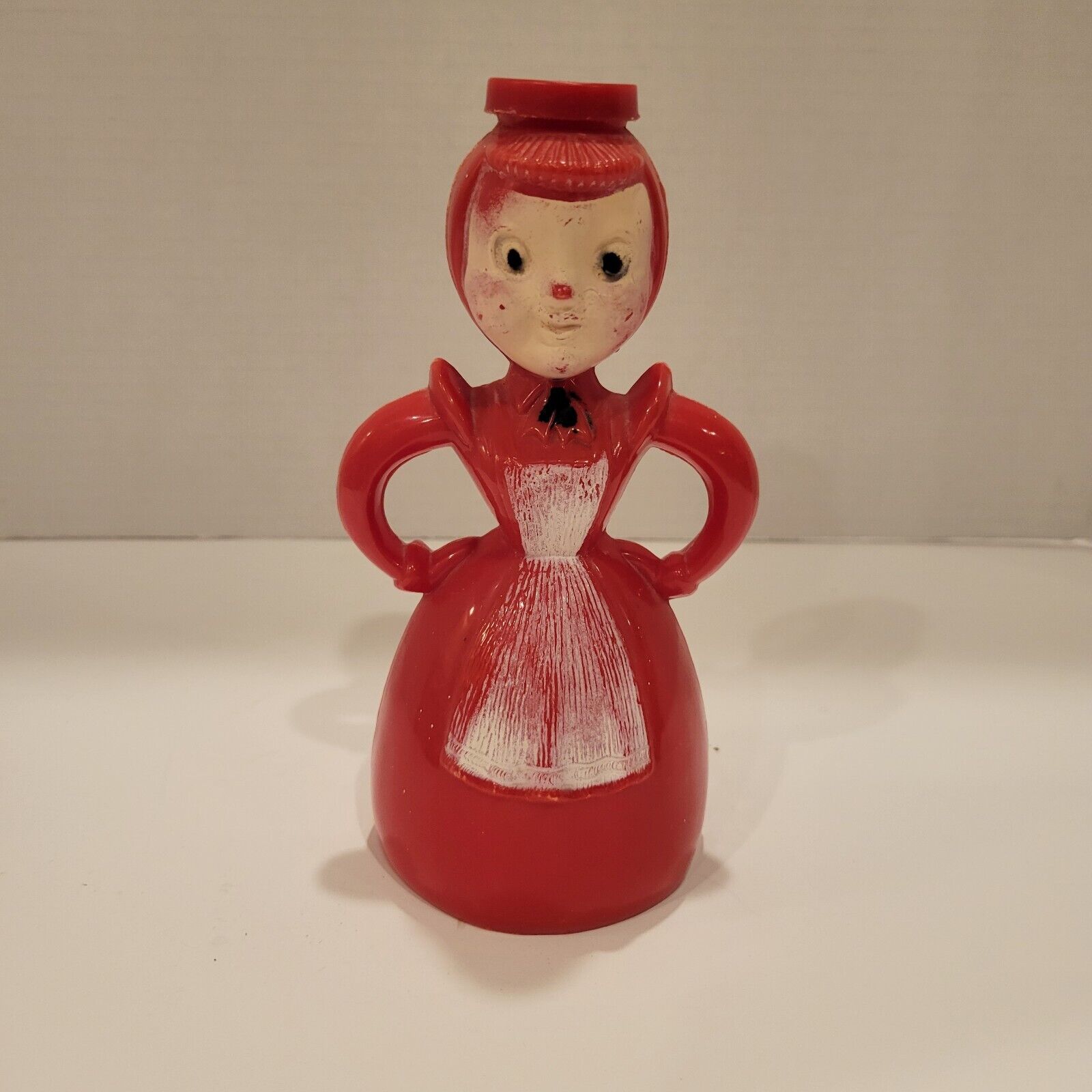 Vintage Red Plastic Merry Maid Laundry Sprinkler Girl 