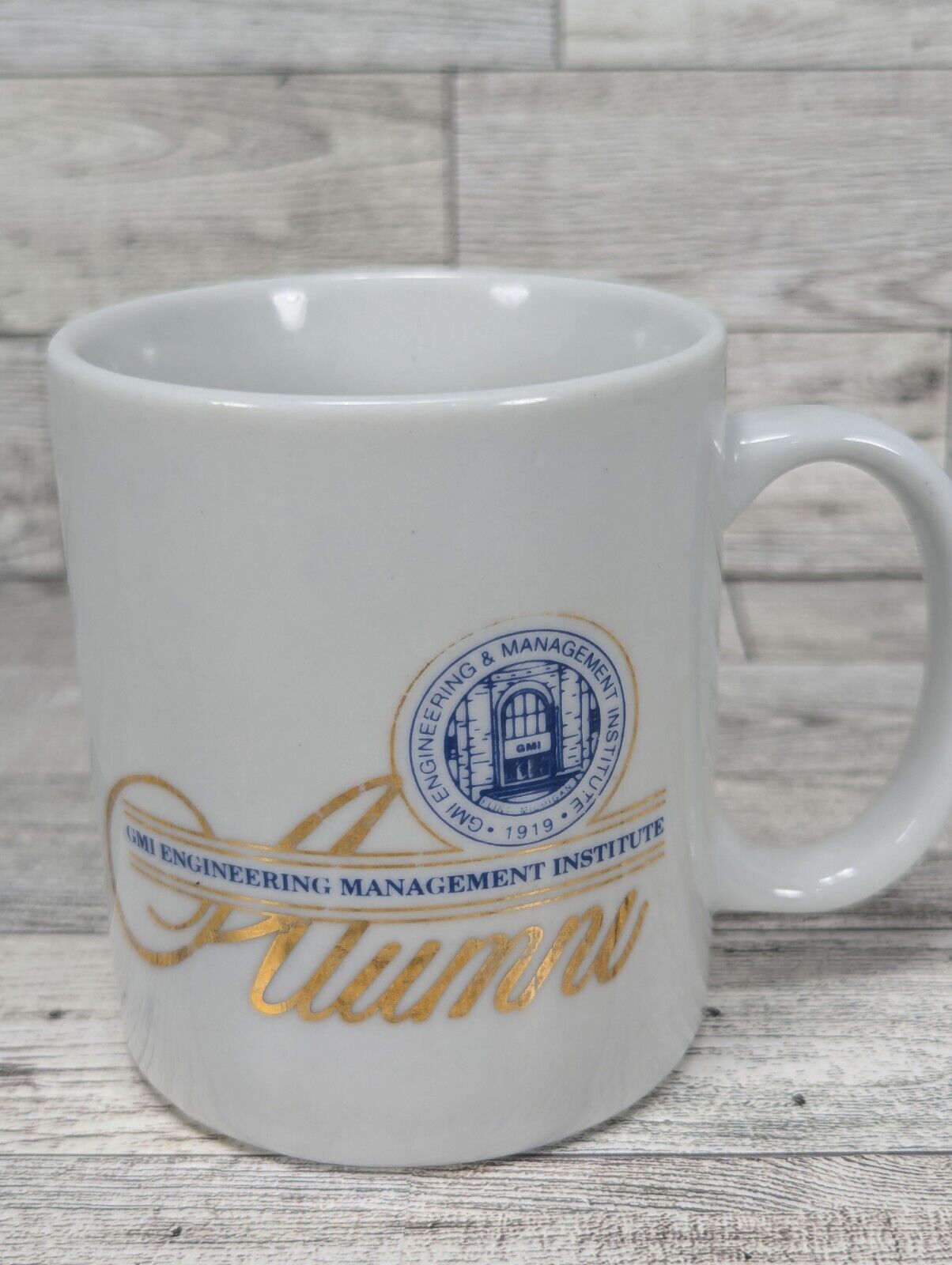Vintage General Motors GMI Engineering Management Institute Kettering Coffee Mug