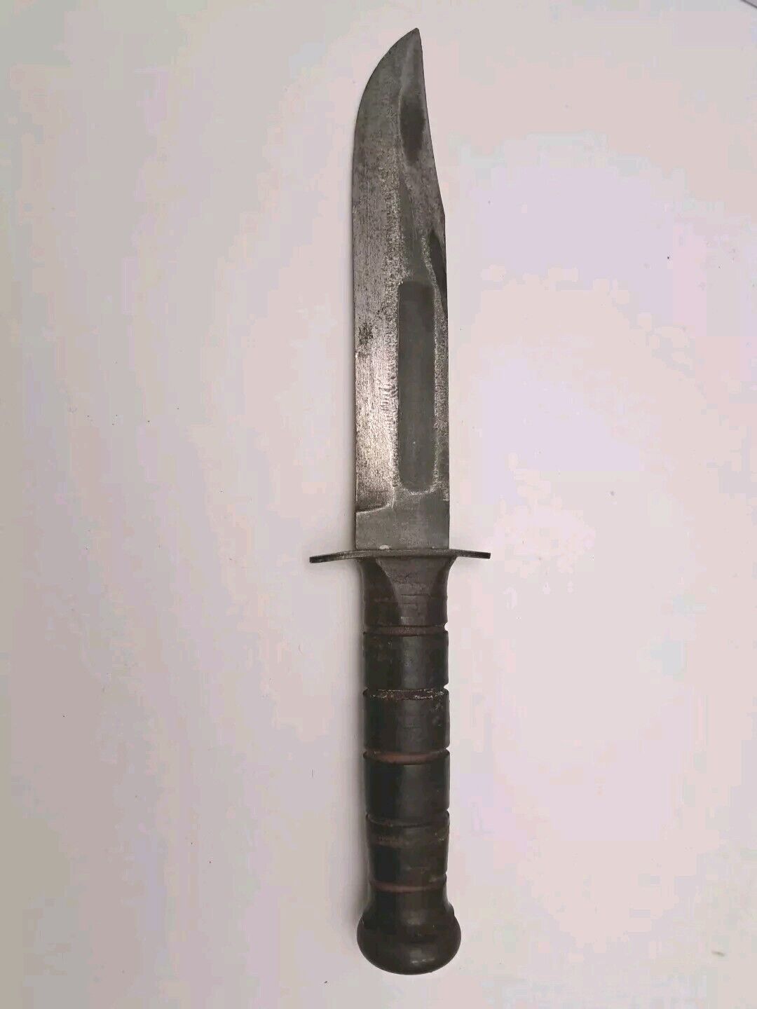 Vintage WWII Era Issue Sterile (Unmarked) Mark 2 Fighting Knife KABAR?? WW2 Era