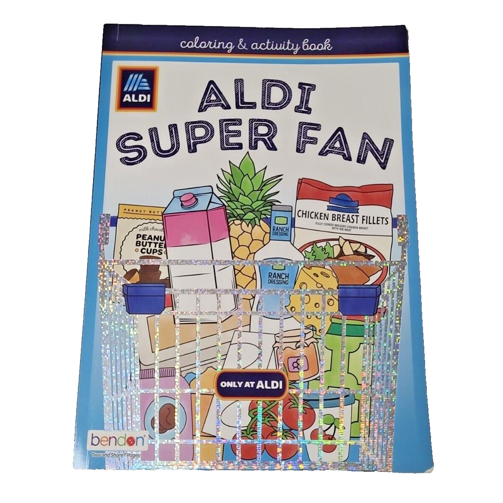 New Aldi Super Fan Coloring and Activity Book NEW Aldi Finds Bendon Food Treats
