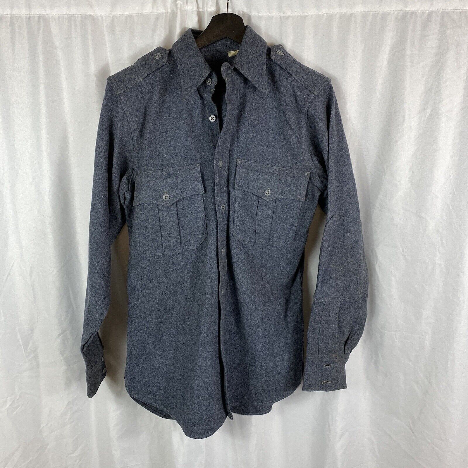 Original WW1 1920s West Point Flannel Shirt Exc Cond Named