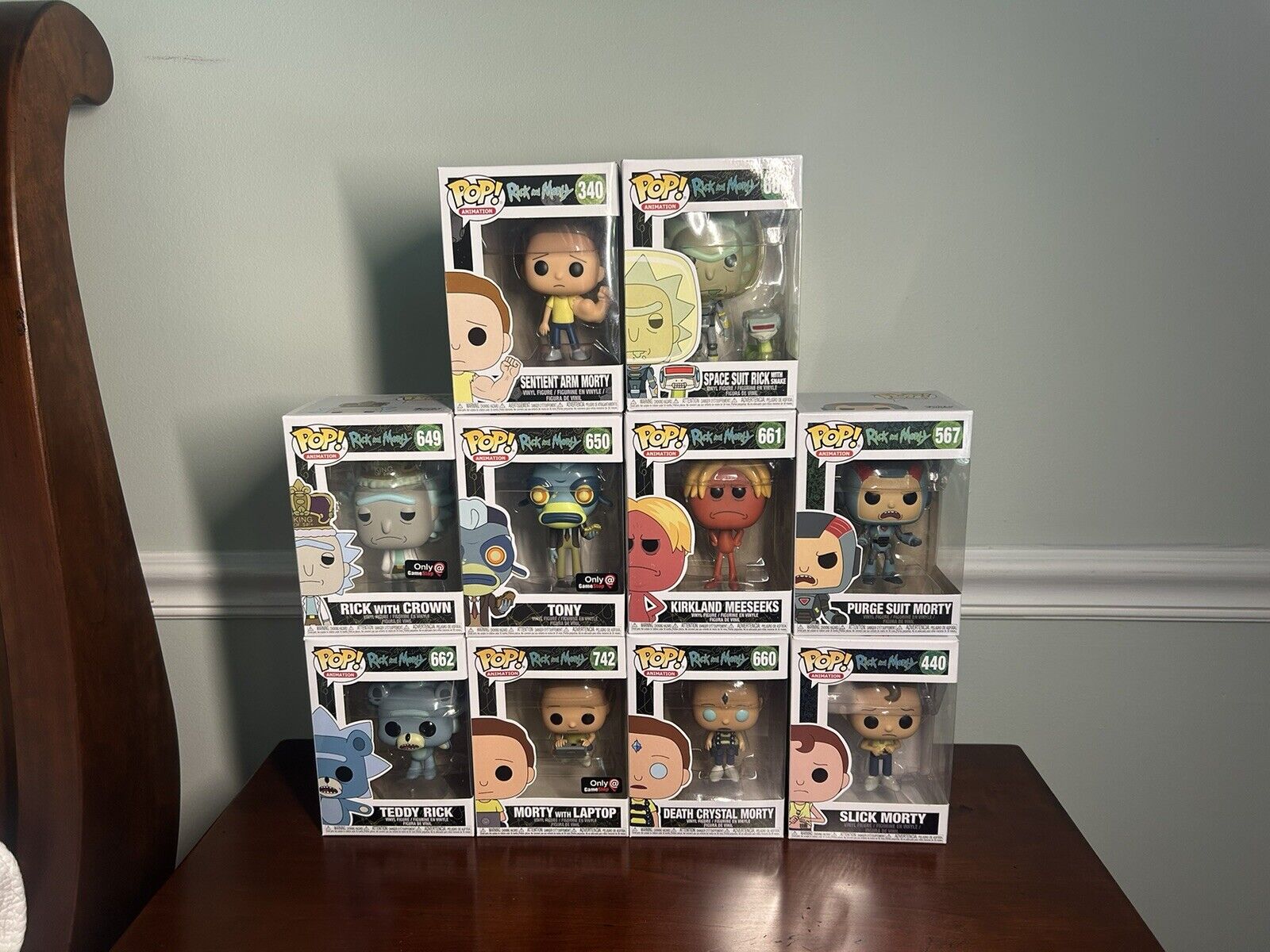 rick and morty funko pop lot With Exlusives