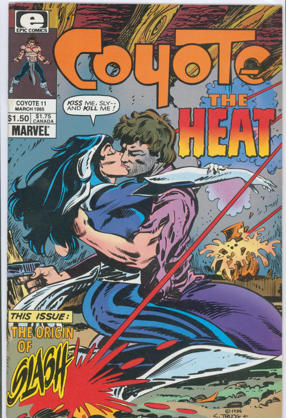 Coyote #11 1st Todd McFarlane Art In Comics Marvel / Epic 1985