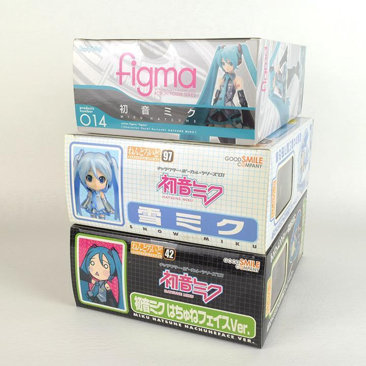 Figma Nendoroid Hatsune Miku 3 Types Set Figure Japan 