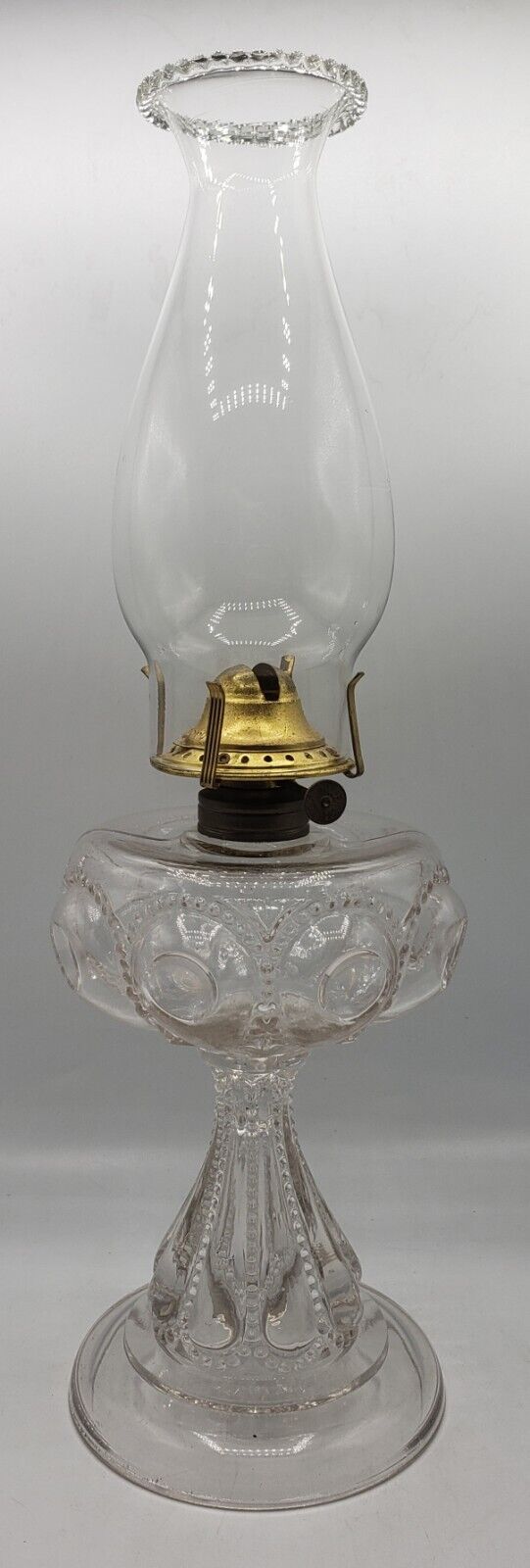 Oil Lamp c.1892 EAPG Dalzell, Gilmore & Leighton \