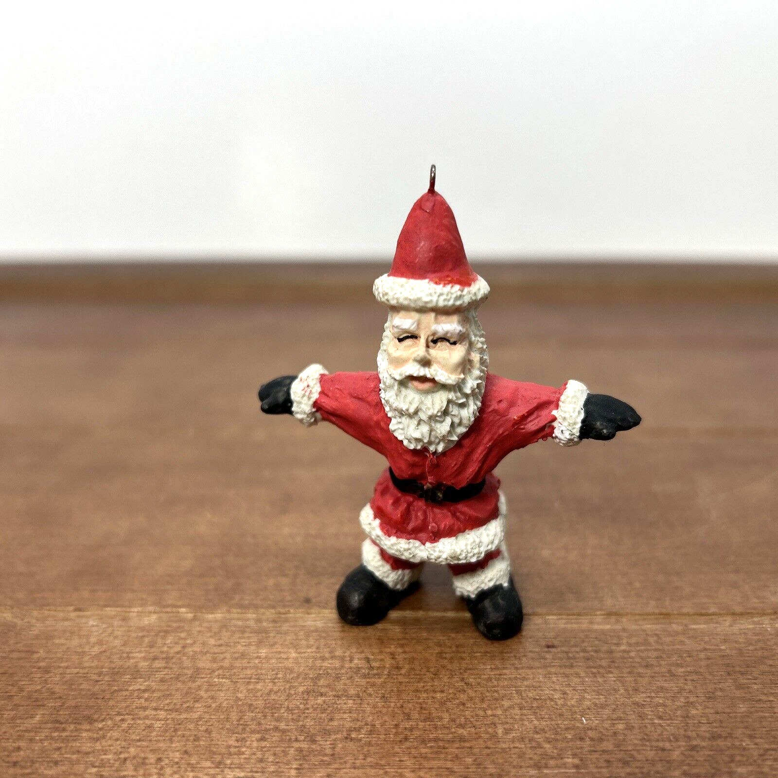 Vintage Christmas Miniature Resin Santa Claus 2.5\