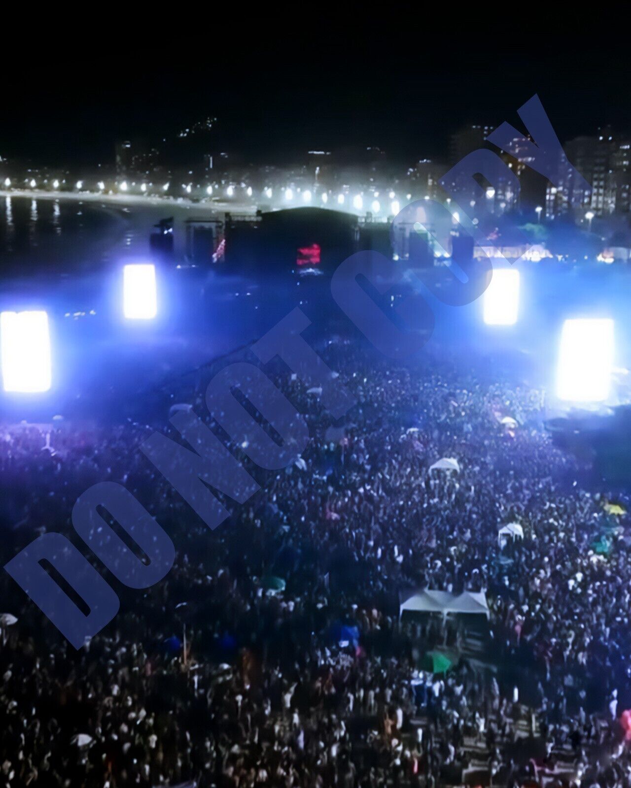 Madonna 2024 Celebration Concert Tour Stage Crowd Fans In Brazil 8x10 Photo