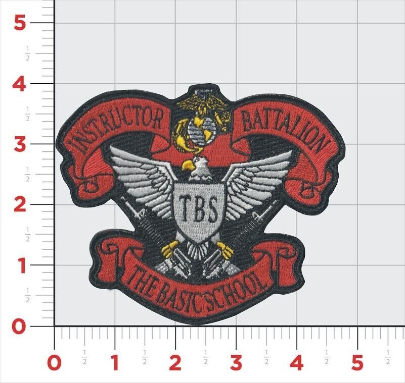 TBS THE BASIC SCHOOL INSTRUCTOR MARINE CORPS EMBROIDERED PATCH