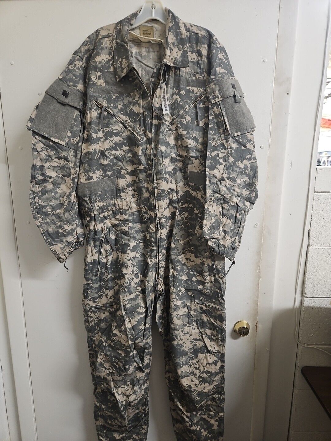 US Army Improved Combat Vehicle Crewman Flame Resist Coveralls Large 